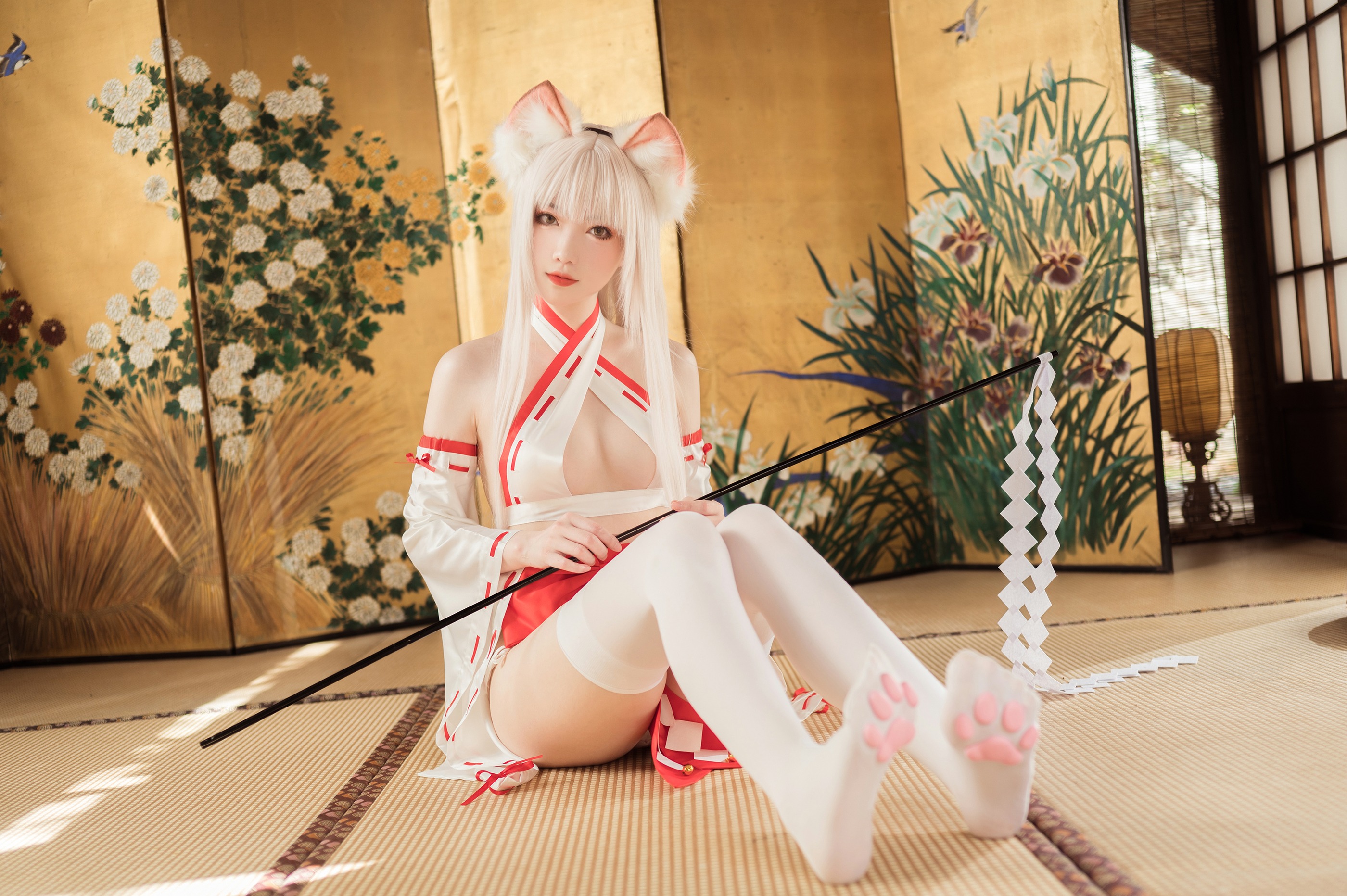 图片[1]-妖少you1 – NO.026 稻荷巫女[15P]-XikXak